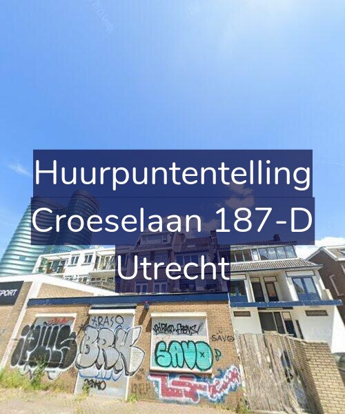 Foto gevel Huurpuntentelling voor Croeselaan 187-D, Utrecht