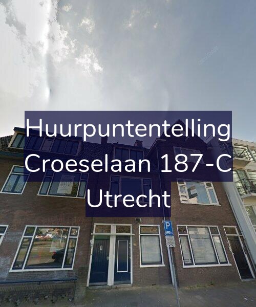 Foto gevel Huurpuntentelling voor Croeselaan 187-C, Utrecht
