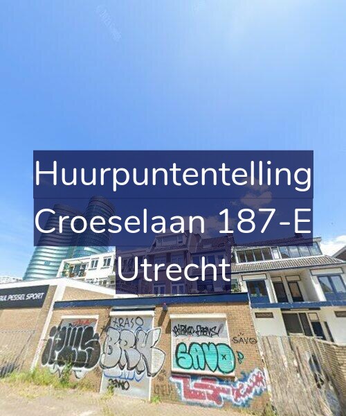 Foto gevel Huurpuntentelling voor Croeselaan 187-E, Utrecht