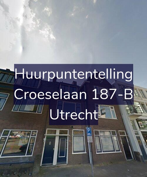 Foto gevel Huurpuntentelling voor Croeselaan 187-B, Utrecht