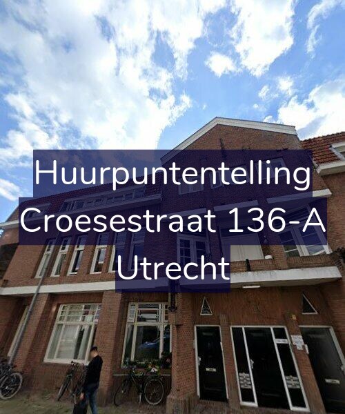 Foto gevel Huurpuntentelling voor Croesestraat 136-A, Utrecht