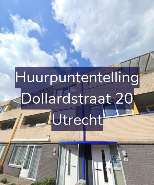 Foto gevel Huurpuntentelling voor Dollardstraat 20, Utrecht