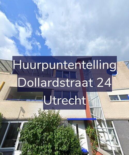 Foto gevel Huurpuntentelling voor Dollardstraat 24, Utrecht