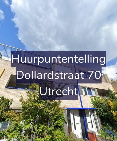 Foto gevel Huurpuntentelling voor Dollardstraat 70, Utrecht
