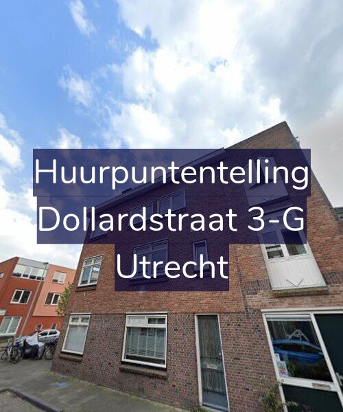 Foto gevel Huurpuntentelling voor Dollardstraat 3-G, Utrecht