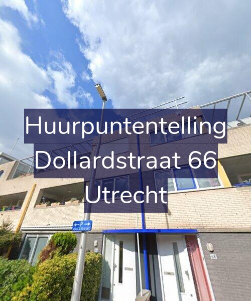Foto gevel Huurpuntentelling voor Dollardstraat 66, Utrecht