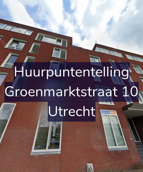 Foto gevel Huurpuntentelling voor Groenmarktstraat 10, Utrecht