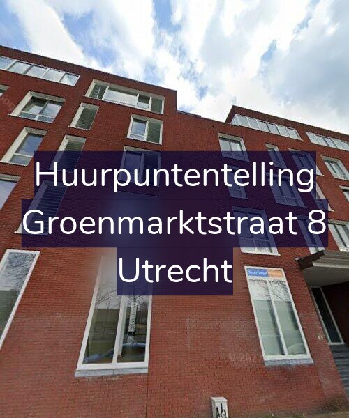 Foto gevel Huurpuntentelling voor Groenmarktstraat 8, Utrecht