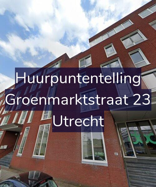 Foto gevel Huurpuntentelling voor Groenmarktstraat 23, Utrecht