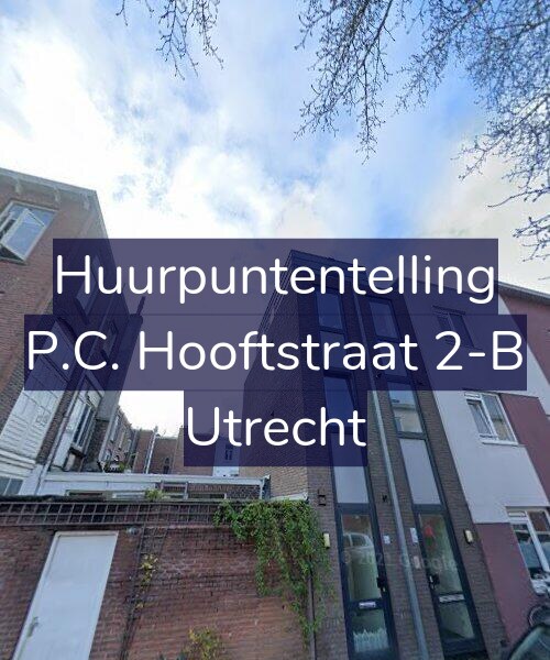 Foto gevel Huurpuntentelling voor P.C. Hooftstraat 2-B, Utrecht