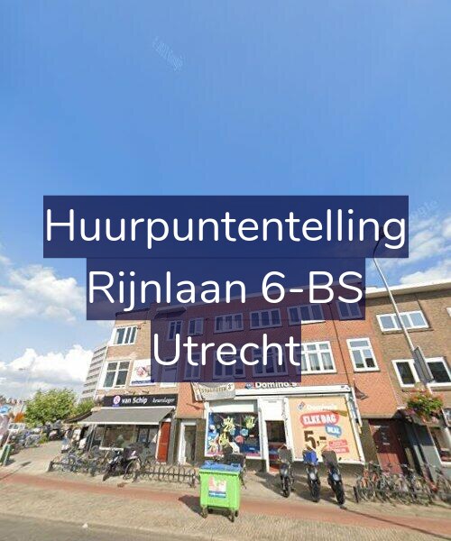 Foto gevel Huurpuntentelling voor Rijnlaan 6-BS, Utrecht