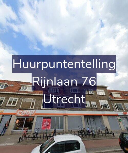 Foto gevel Huurpuntentelling voor Rijnlaan 76, Utrecht
