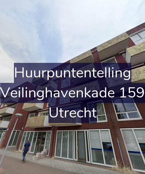 Foto gevel Huurpuntentelling voor Veilinghavenkade 159, Utrecht