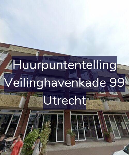 Foto gevel Huurpuntentelling voor Veilinghavenkade 99, Utrecht
