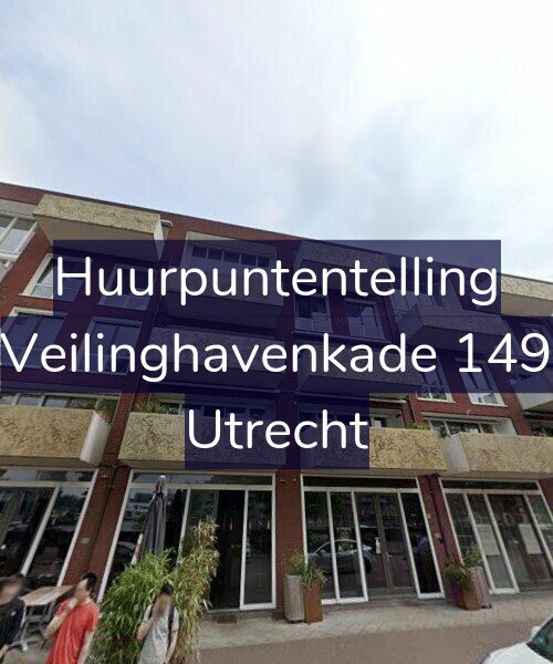 Foto gevel Huurpuntentelling voor Veilinghavenkade 149, Utrecht