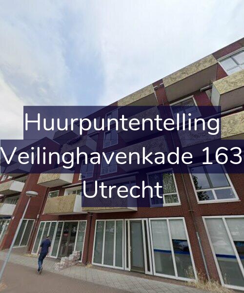 Foto gevel Huurpuntentelling voor Veilinghavenkade 163, Utrecht