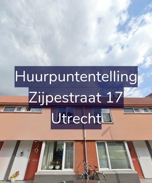 Foto gevel Huurpuntentelling voor Zijpestraat 17, Utrecht